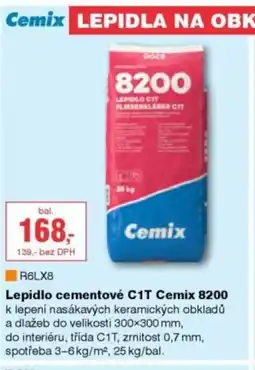 DEK Lepidlo cementové C1T Cemix 8200 nabídka