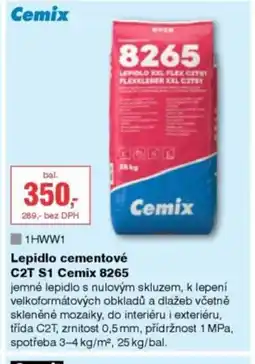 DEK Lepidlo cementové C2T S1 Cemix 8265 nabídka