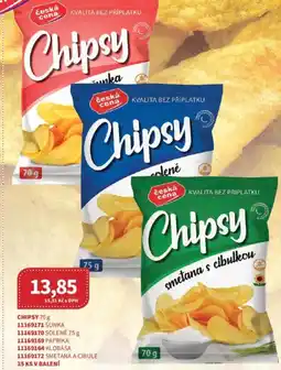 Kubík potraviny Chipsy nabídka
