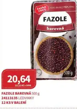 Kubík potraviny Fazole barevná nabídka