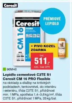 DEK Lepidlo cementové C2TE S1 Ceresit CM 16 PRO Flexible nabídka