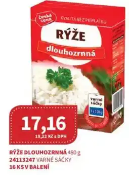Kubík potraviny Rýže dlouhozrnná nabídka