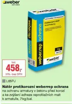 DEK Nátěr protikorozní weberrep ochrana nabídka