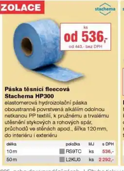 DEK Páska těsnicí fleecová Stachema HP300 nabídka