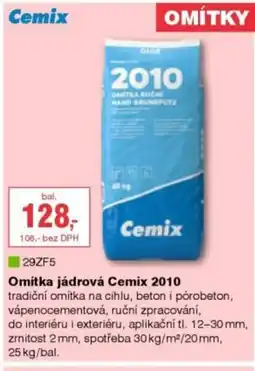 DEK Omítka jádrová Cemix 2010 nabídka