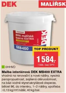 DEK Malba interiérová DEK MB400 Extra nabídka