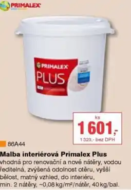 DEK Malba interiérová Primalex Plus nabídka