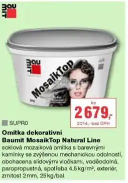 DEK Omítka dekorativní Baumit Mosaik Top Natural Line nabídka