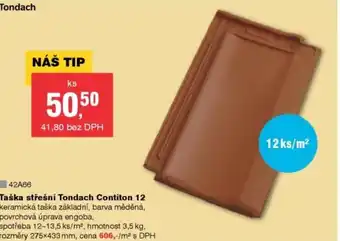 DEK Taška střešní Tondach Contiton 12 nabídka
