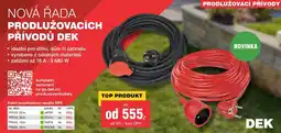 DEK Kabel prodlužovací spojka DEK nabídka