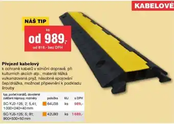 DEK Přejezd kabelový nabídka