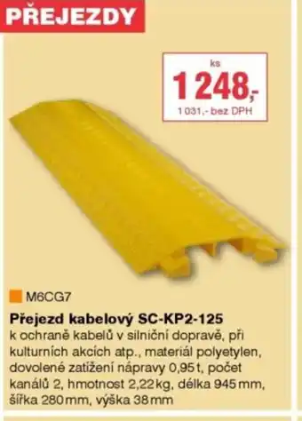 DEK Přejezd kabelový SC-KP2-125 nabídka