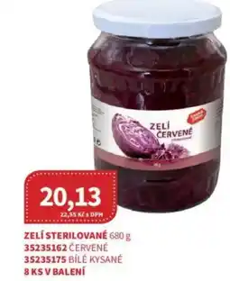 Kubík potraviny Zelí sterilované nabídka