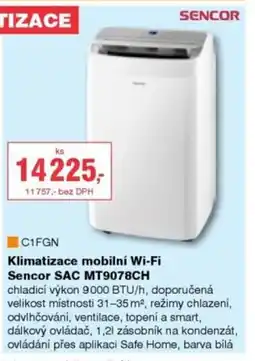 DEK Klimatizace mobilní Wi-Fi Sencor SAC MT9078CH nabídka