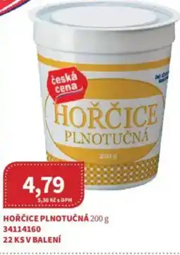 Kubík potraviny Hořčice plnotučná nabídka