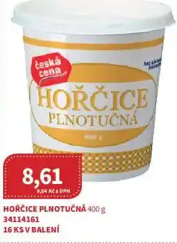 Kubík potraviny Hořčice plnotučná nabídka