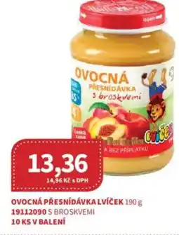Kubík potraviny Ovocná přesnídávka lvíček nabídka