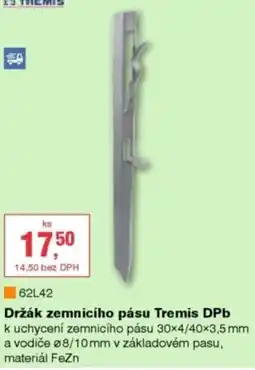 DEK Držák zemnicího pásu Tremis DPb nabídka