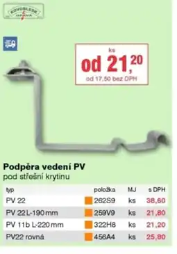 DEK Podpěra vedení PV nabídka
