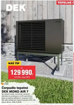 DEK Čerpadlo tepelné DEK MONO AIR 7 nabídka