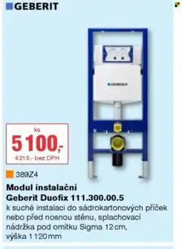 DEK Modul instalační Geberit Duofix 111.300.00.5 nabídka