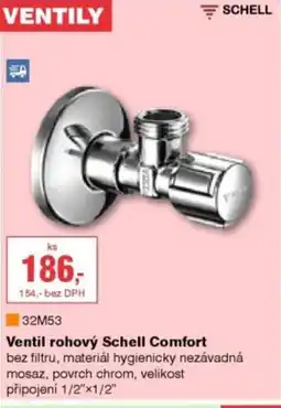 DEK Ventil rohový Schell Comfort nabídka