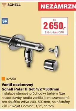 DEK Ventil nezámrzný Schell Polar II Set nabídka
