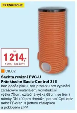 DEK Šachta revizní PVC-U Fränkische Basic-Control 315 nabídka