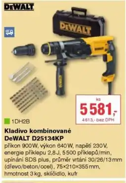DEK Kladivo kombinované DEWALT D25134KP nabídka