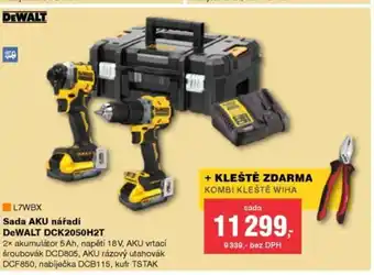 DEK Sada AKU nářadí DEWALT DCK2050H2T nabídka