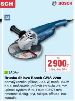DEK Bruska úhlová Bosch GWS 2200 nabídka