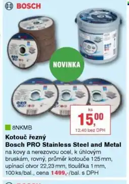 DEK Kotouč řezný Bosch PRO Stainless Steel and Metal nabídka