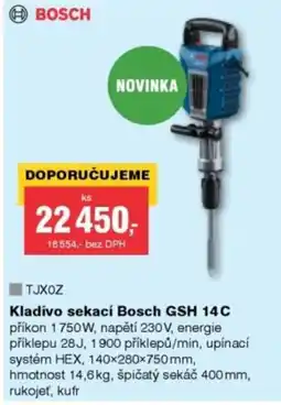 DEK Kladivo sekací Bosch GSH 14C nabídka