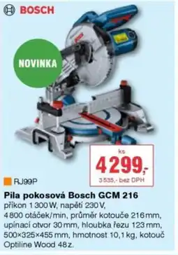 DEK Pila pokosová Bosch GCM 216 nabídka