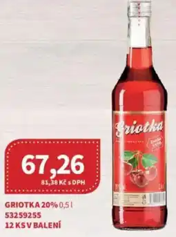 Kubík potraviny Griotka 20% nabídka