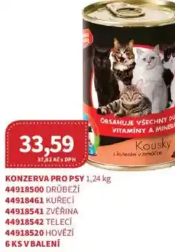 Kubík potraviny Konzerva pro psy nabídka