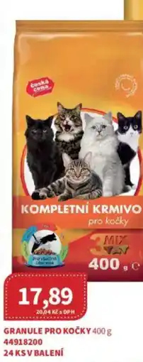 Kubík potraviny Granule pro kočky nabídka
