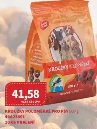 Kubík potraviny Kroužky poloměkké pro psy nabídka