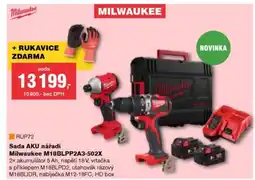 DEK Sada AKU nářadí Milwaukee M18BLPP2A3-502X nabídka