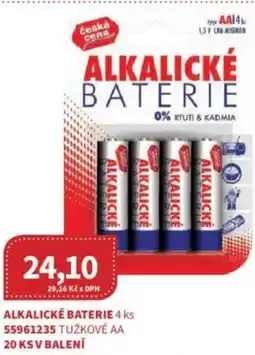 Kubík potraviny Alkalické baterie nabídka