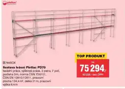 DEK Sestava lešení Plettac PD70 nabídka