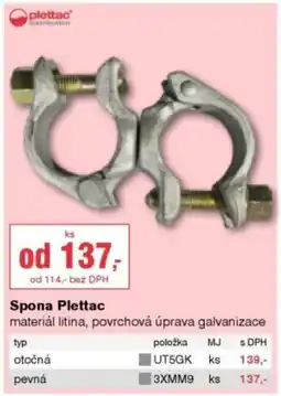 DEK Spona Plettac nabídka
