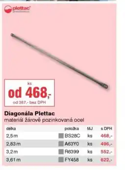DEK Diagonála Plettac nabídka