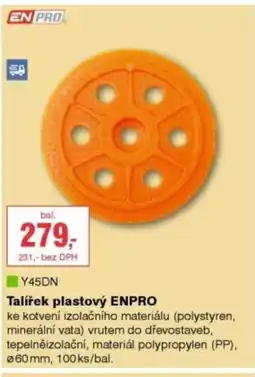 DEK Talířek plastový ENPRO nabídka