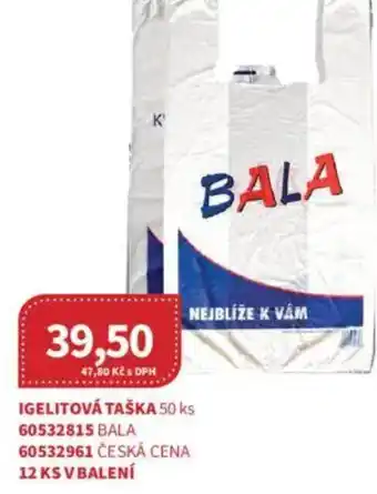 Kubík potraviny Igelitová taška nabídka