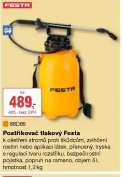 DEK Postřikovač tlakový Festa nabídka