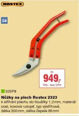 DEK Nůžky na plech Rostex 2323 nabídka