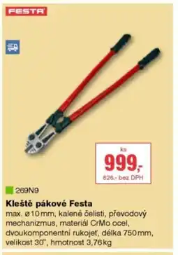 DEK Kleště pákové Festa nabídka