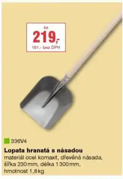 DEK Lopata hranatá s násadou nabídka