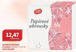 Kubík potraviny Papírové ubrousky nabídka